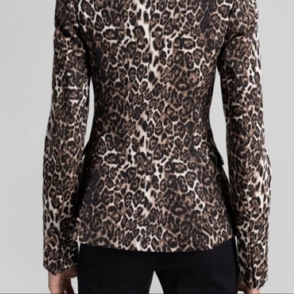 NWT🏷️ A.L.C. Alton Leopard Print Dbl Breasted Blazer sz: 6 - Picture 7 of 7